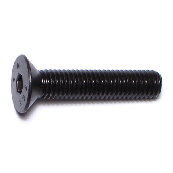 Midwest Fastener M5-0.80 Socket Head Cap Screw, Black Oxide Steel, 25 mm Length, 8 PK 76025